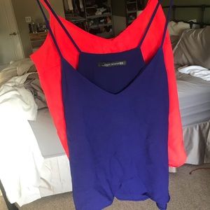 2 camisoles Zara and Aritzia